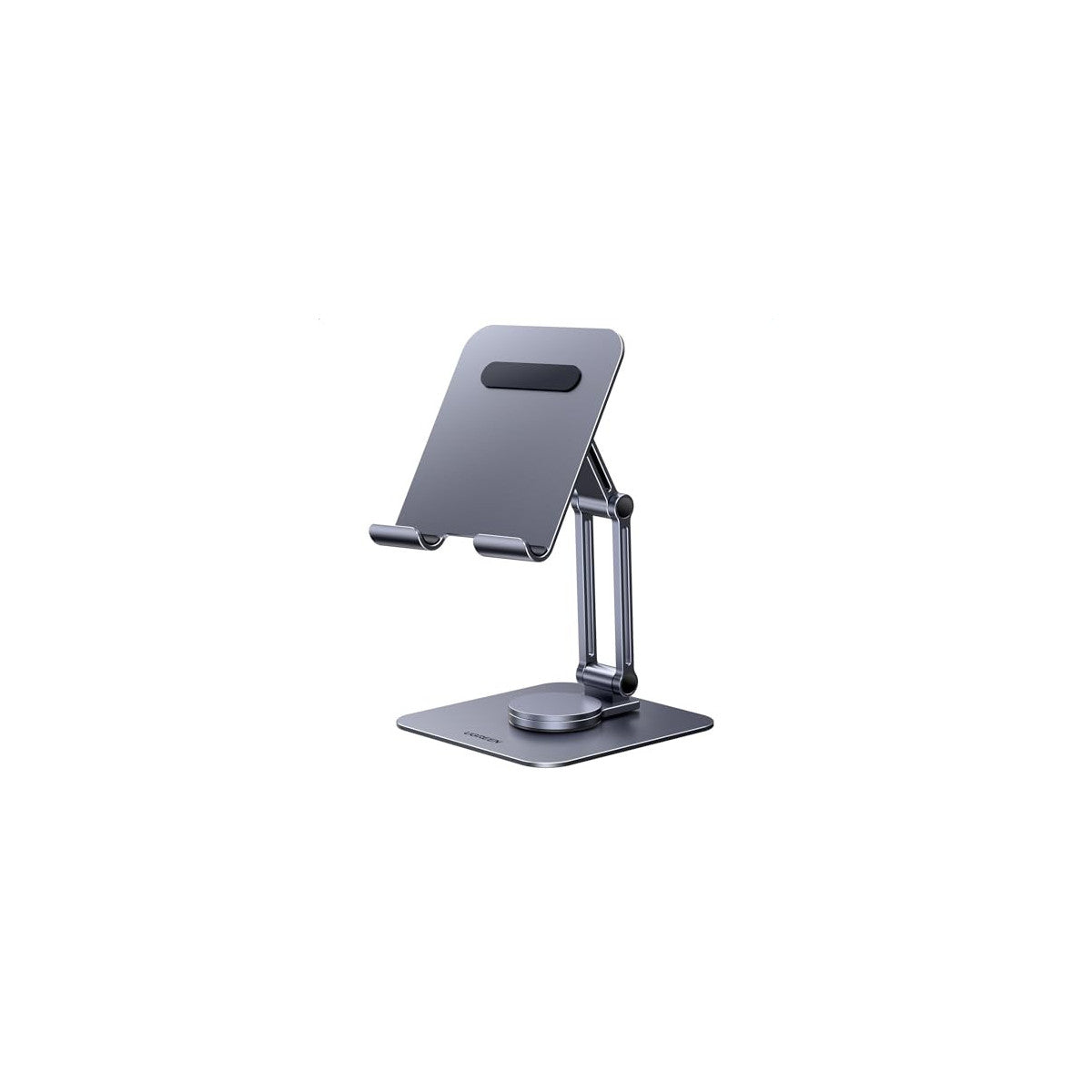 Conceptronic Supporto Smartphone THANA08G Girevole 360 Pieghevole Altezza Regolabile in Alluminio Grigio