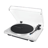 Audio Technica AT LP70XBT Giradischi con trasmissione a cinghia Argento Bianco Completamente automatico