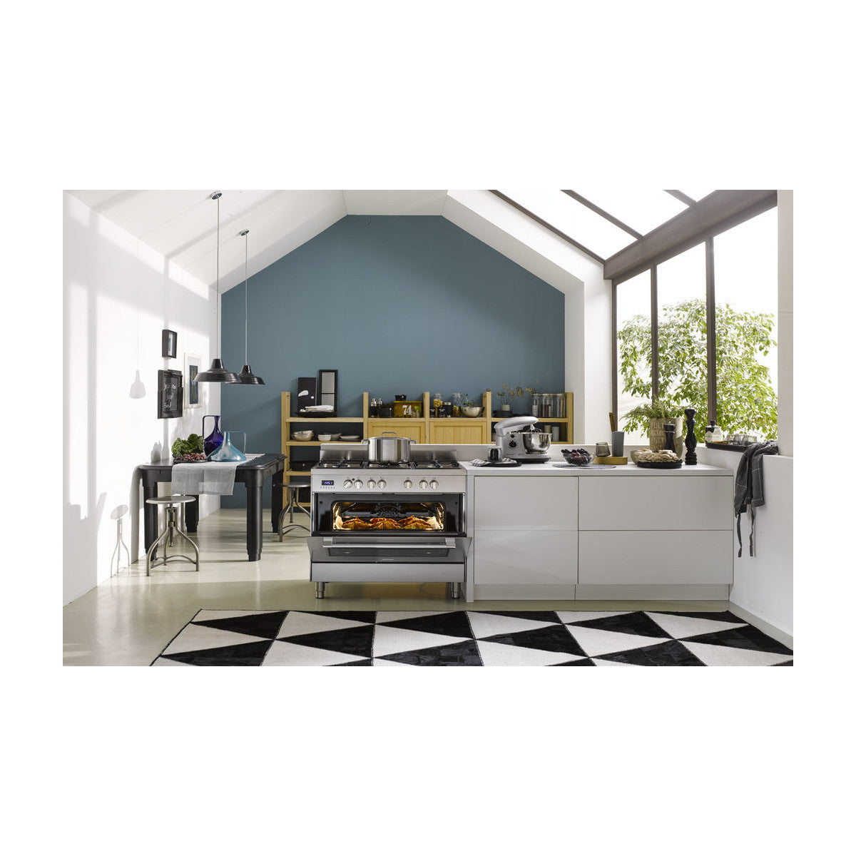 De Longhi Linea PRO Cucina Elettrico Gas Antracite, Nero, Acciaio inox