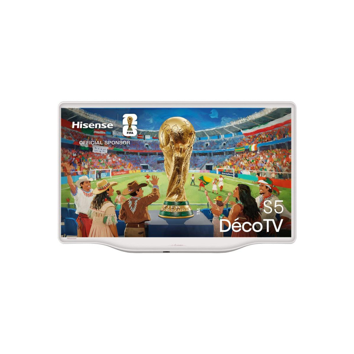Hisense 43S5Q TV 109,2 cm (43 pollici) 4K Ultra HD Smart TV Wi-Fi Argento, Bianco