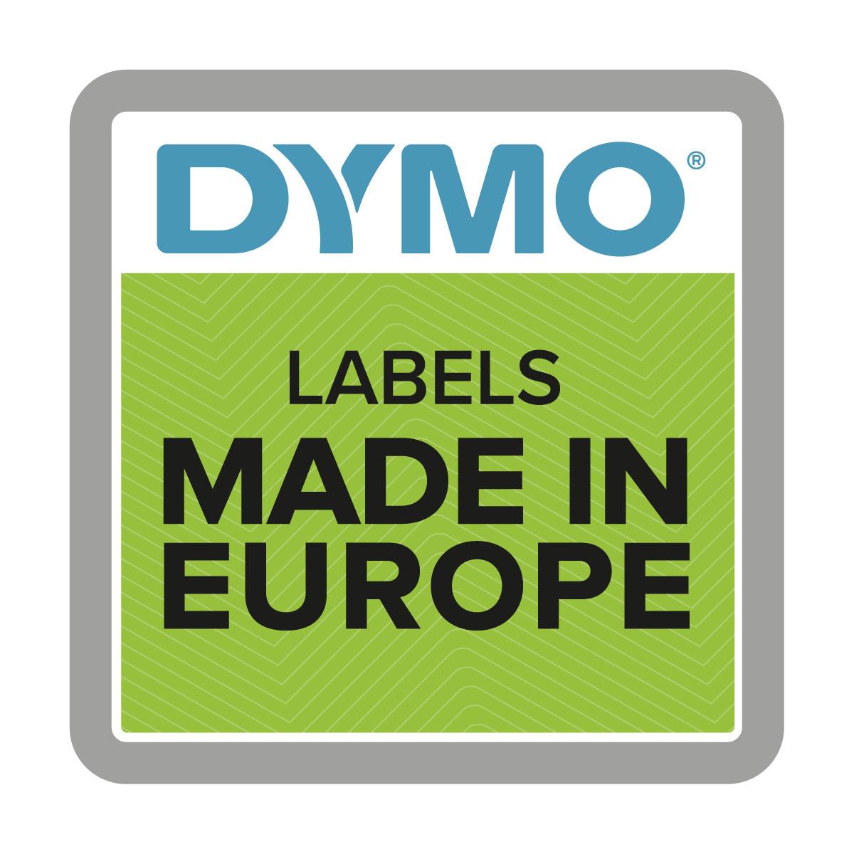 DYMO D1 Standard - Black on Red - 12mm nastro per etichettatrice