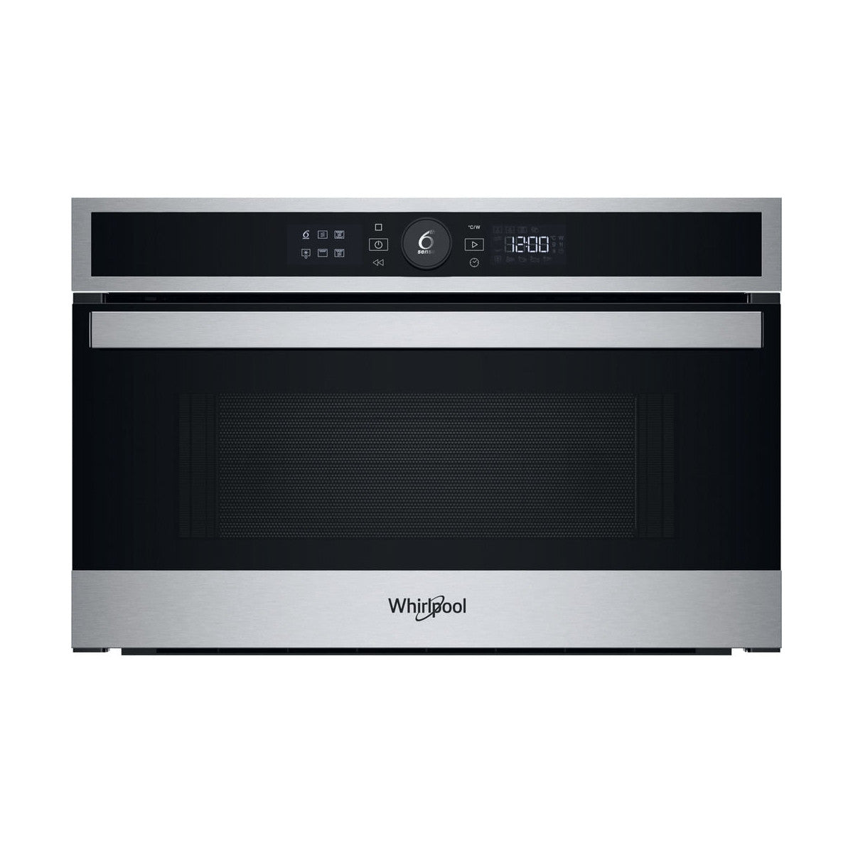 Whirlpool WMD4I4MX Microonde con grill, inox, Display Lcd 6 Senso, Crisp, 31 Lt