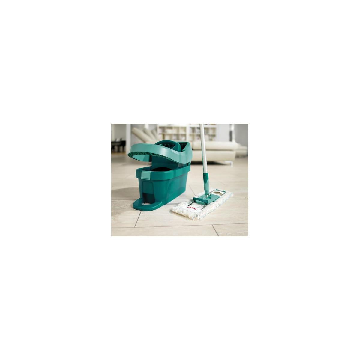 Leifheit 55076 sistema a mocio e secchio Verde