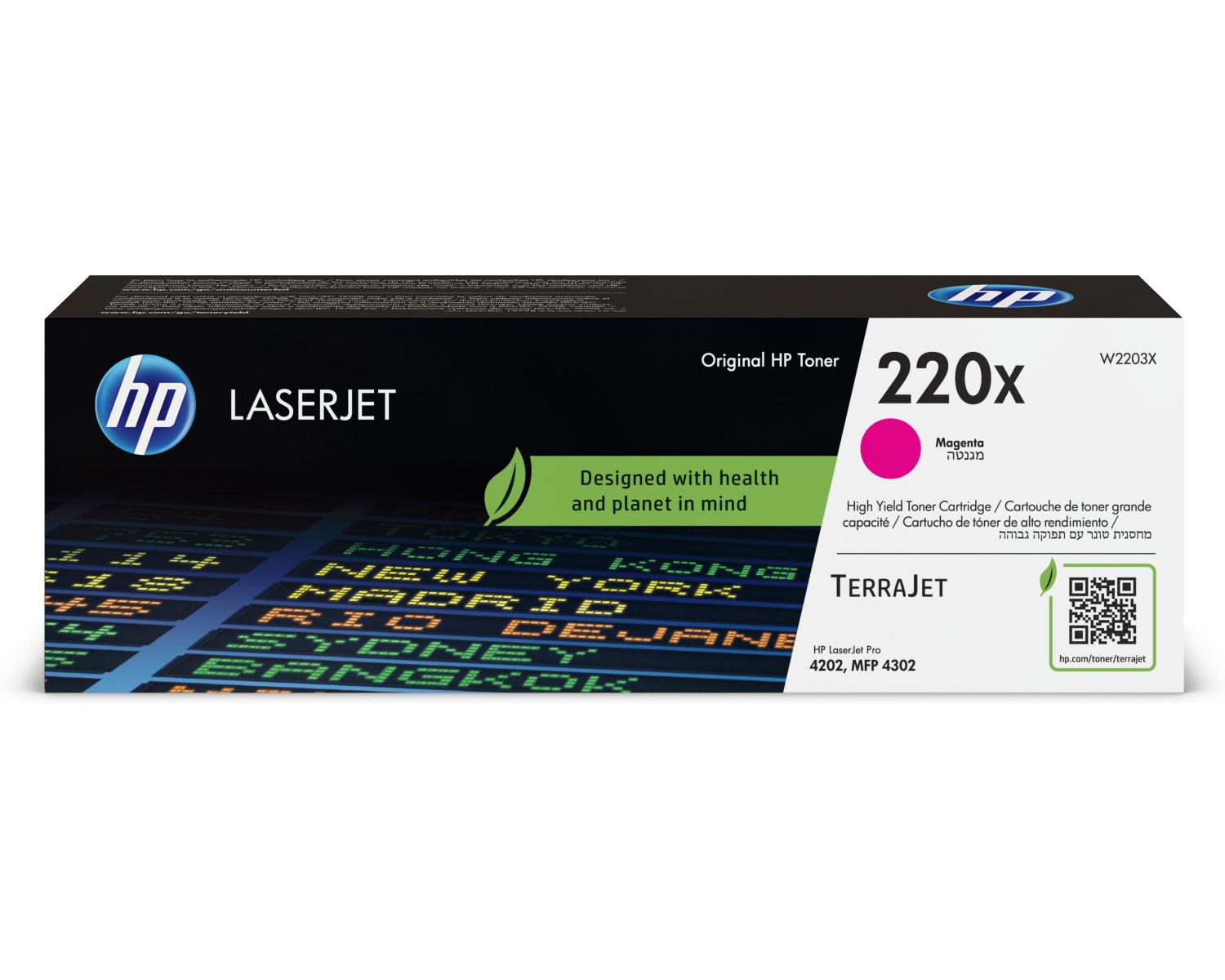 HP Cartuccia Toner Originale Magenta LaserJet 220X