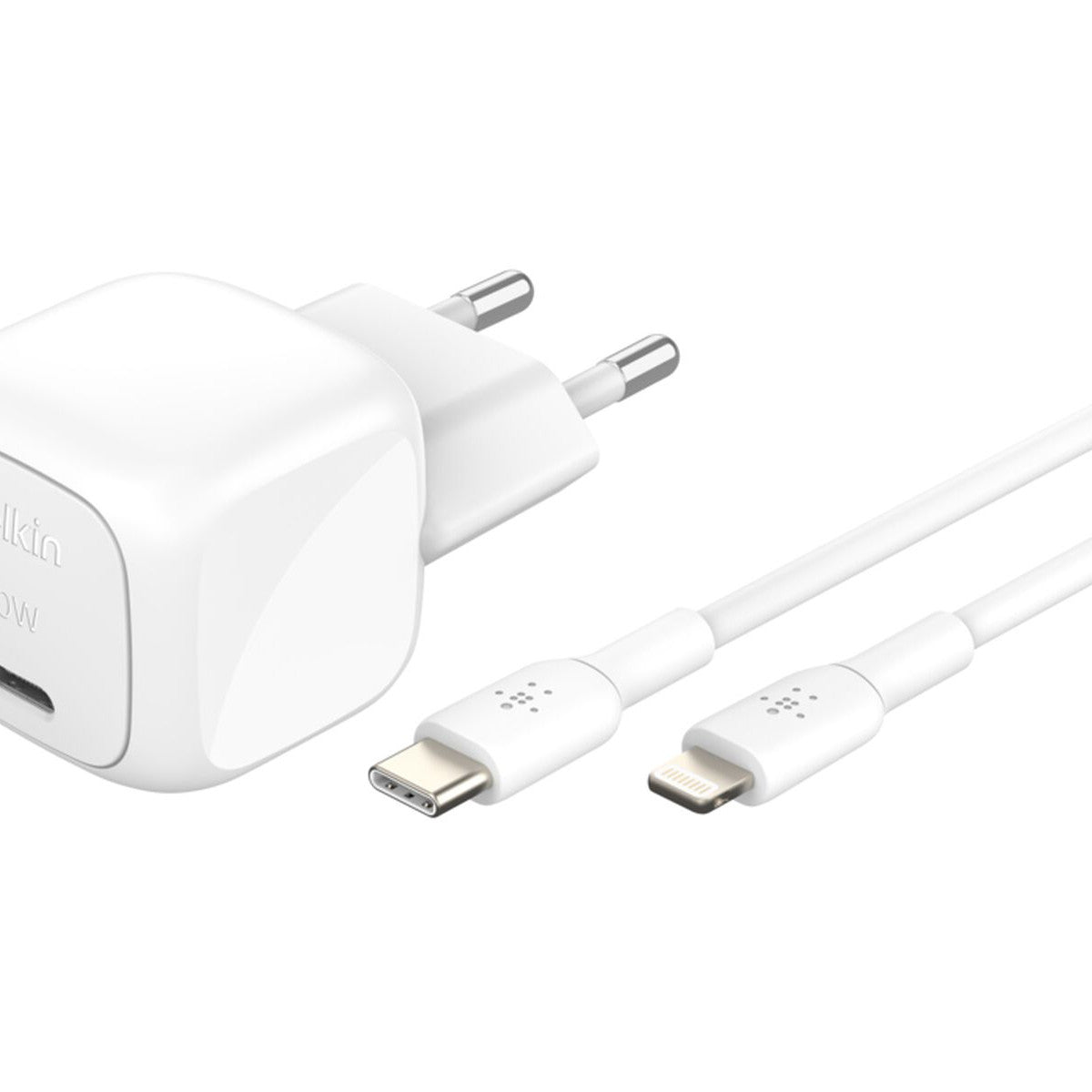 Belkin WCA008KQ1MWH-B5 Caricabatterie per dispositivi mobili Universale Bianco AC Ricarica rapida Interno