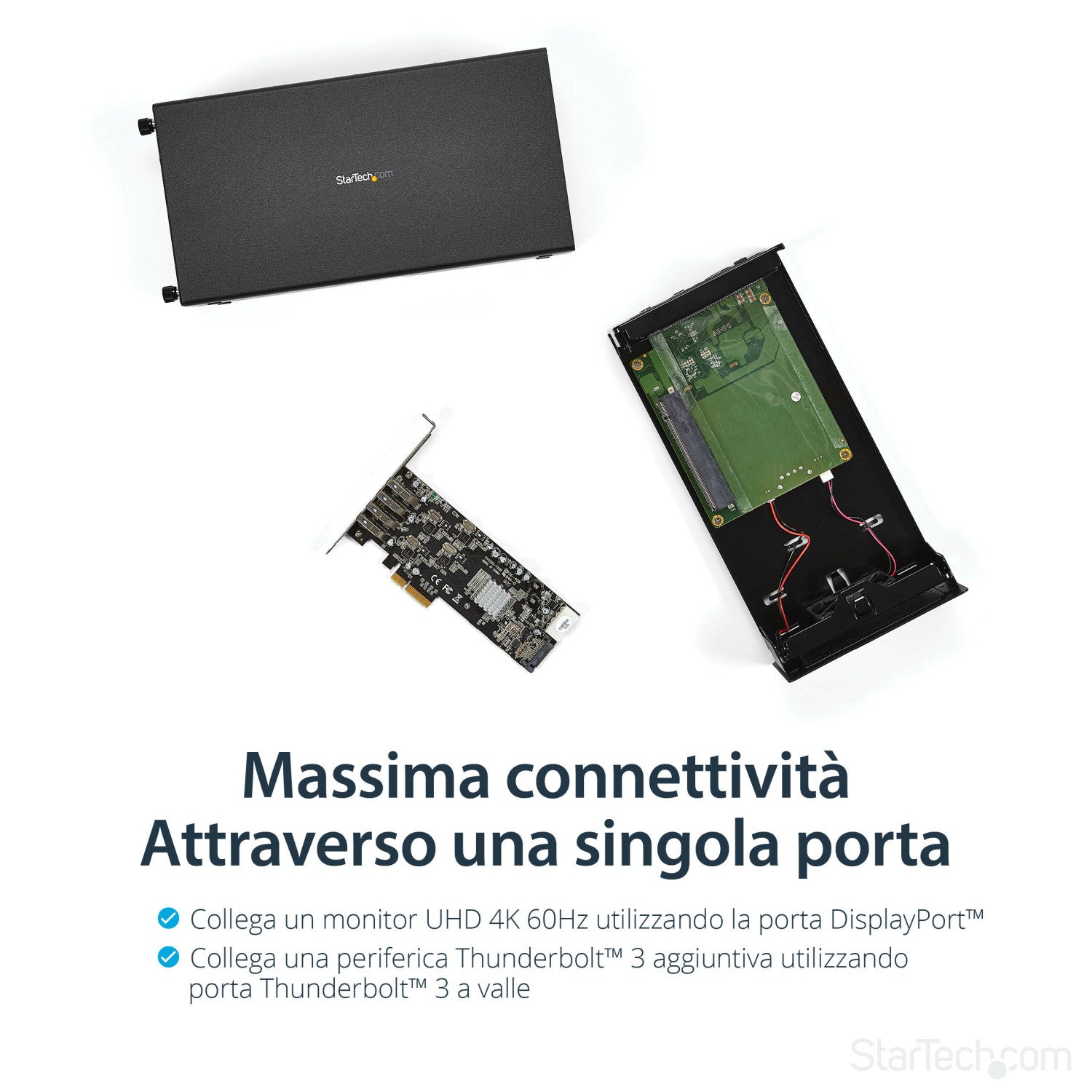 StarTech.com Chassis Telaio di espansione Thunderbolt 3 a PCI Express con DisplayPort - PCIe x16