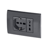 POLYPOOL PP6094.1X presa energia 2x AC Antracite