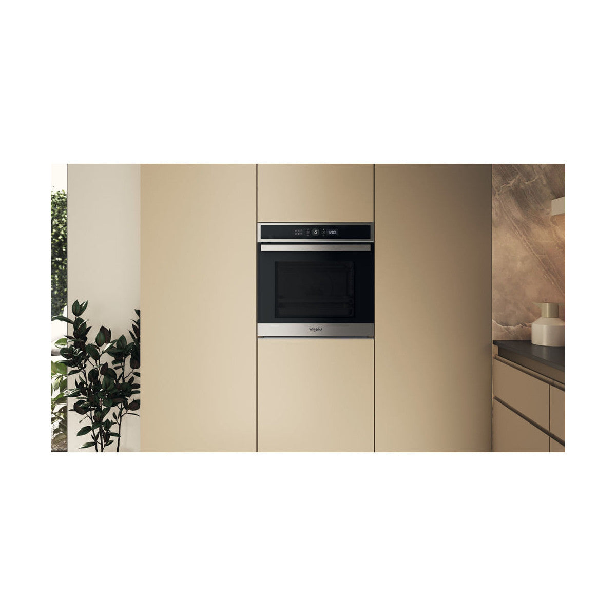 Whirlpool WOI4IS8PM0SXA Forno multifunzione Inox 17 funzioni Pizza310 Cook4 Steam classe A 73Lt, Pirolisi Idrolisi