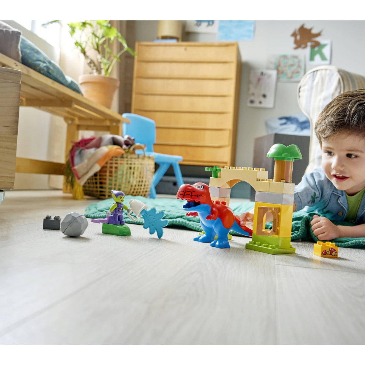 LEGO DUPLO Dinosauro Spidey-Rex vs. Goblin 10463 Set da Costruzione 25 Pezzi per Bambini dai 2 Anni