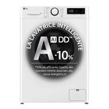 LG F4R3010NSWW Lavatrice 10kg AI DD Classe A 1400 giri Lavaggio a Vapore Bianco