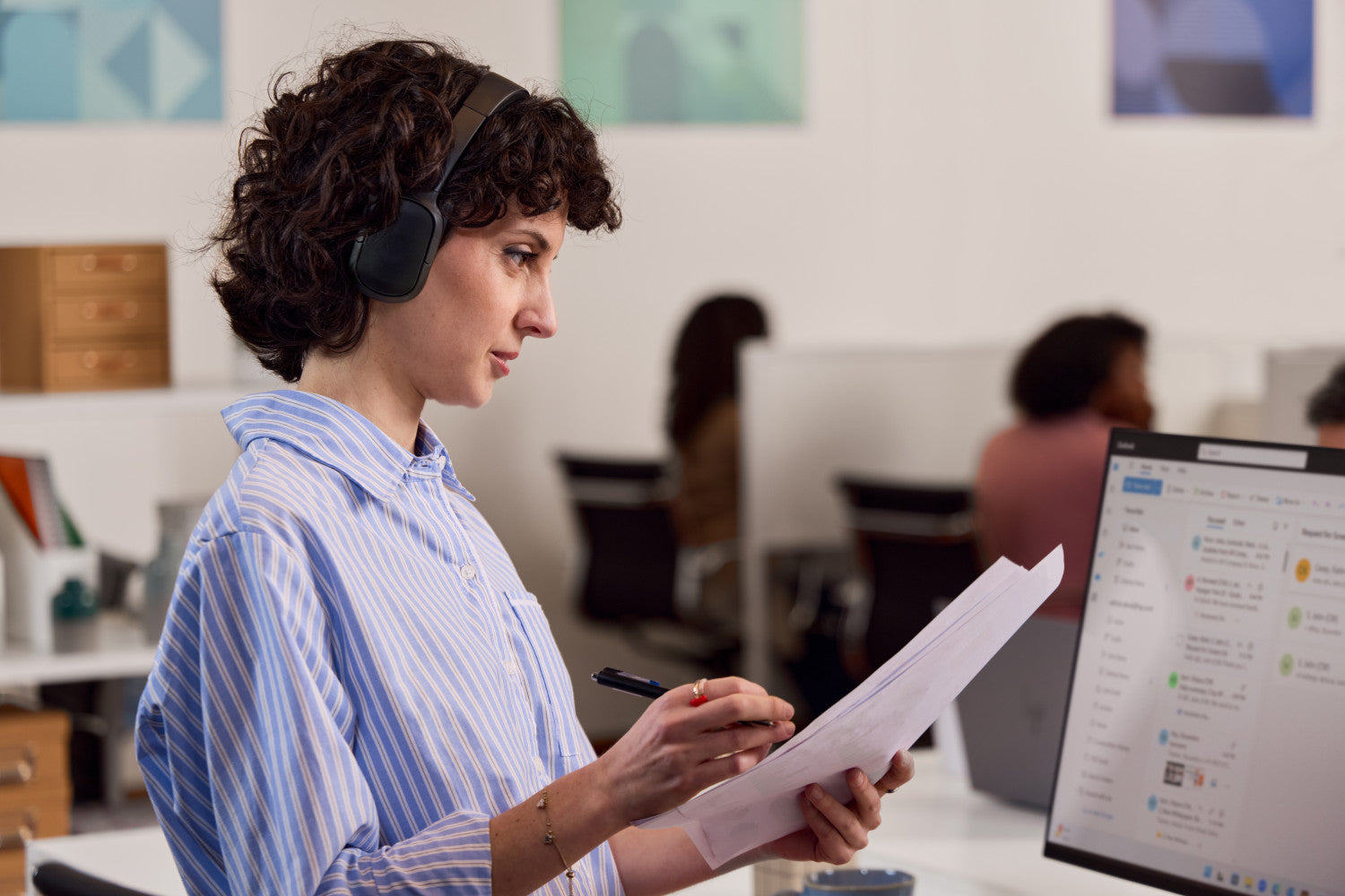 HP Poly Cuffie Bluetooth stereo Focus 625