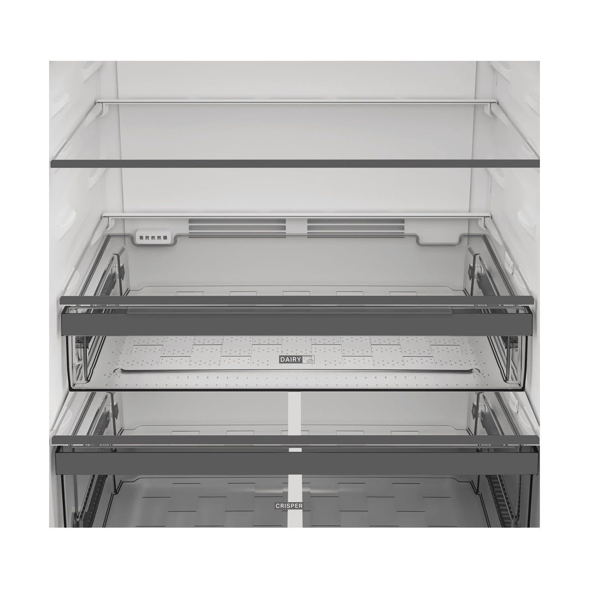 Whirlpool WHD2 6472 X4E Frigorifero doppia porta a libera installazione, Dual no frost, 70cm, Classe E, Pearl Inox, 38dbA, h187 cm