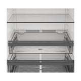 Whirlpool WHD2 6472 X4E Frigorifero doppia porta a libera installazione, Dual no frost, 70cm, Classe E, Pearl Inox, 38dbA, h187 cm