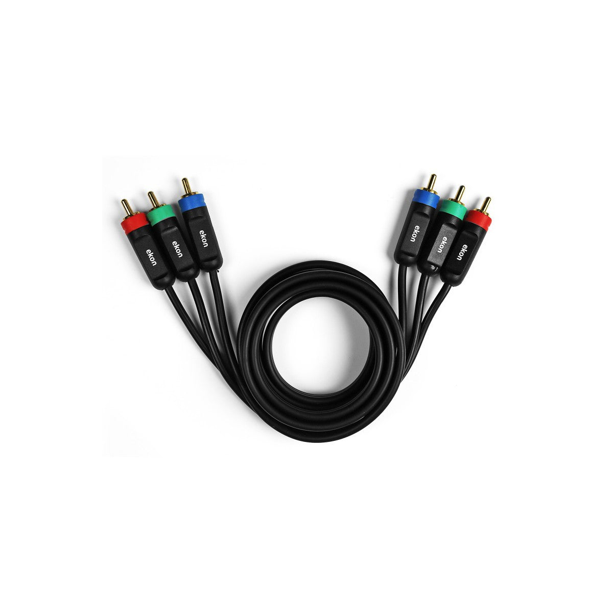 Ekon ECV3RCAYUV15MM cavo video e componente (YPbPr) 1,5 m 3 x RCA Nero