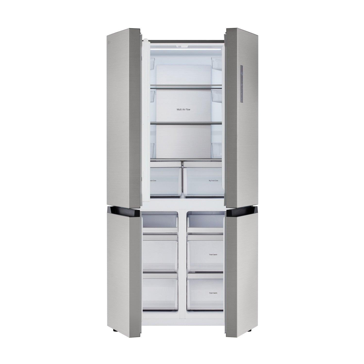 LG GMM42PYBEH Frigorifero Multidoor Classe E Silver