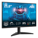 AOC B3 Q24B36X Monitor PC 23,8 pollici 2560 x 1440 Pixel Quad HD LED Nero