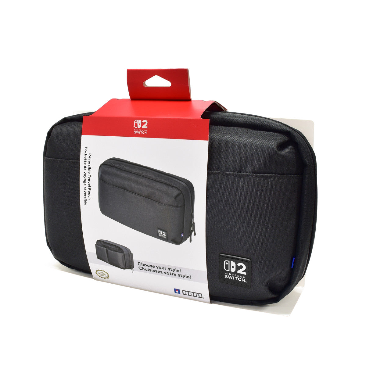 Hori Reversible Travel Custodia a sacchetto Nintendo Nero