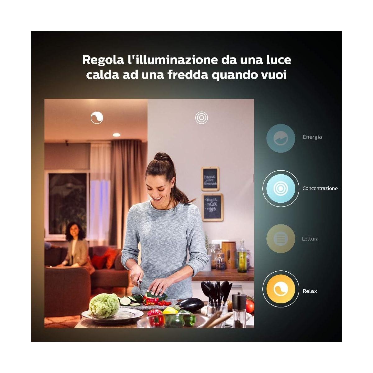 Philips Hue 8719514356610 soluzione di illuminazione intelligente Lampadina intelligente Bluetooth Bianco 5,3 W