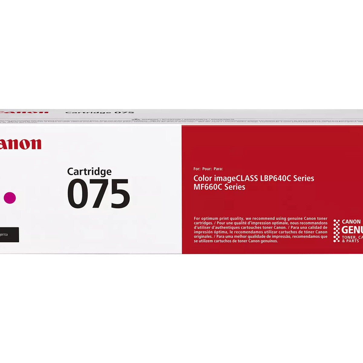 Canon 075 cartuccia toner 1 pz Originale Magenta