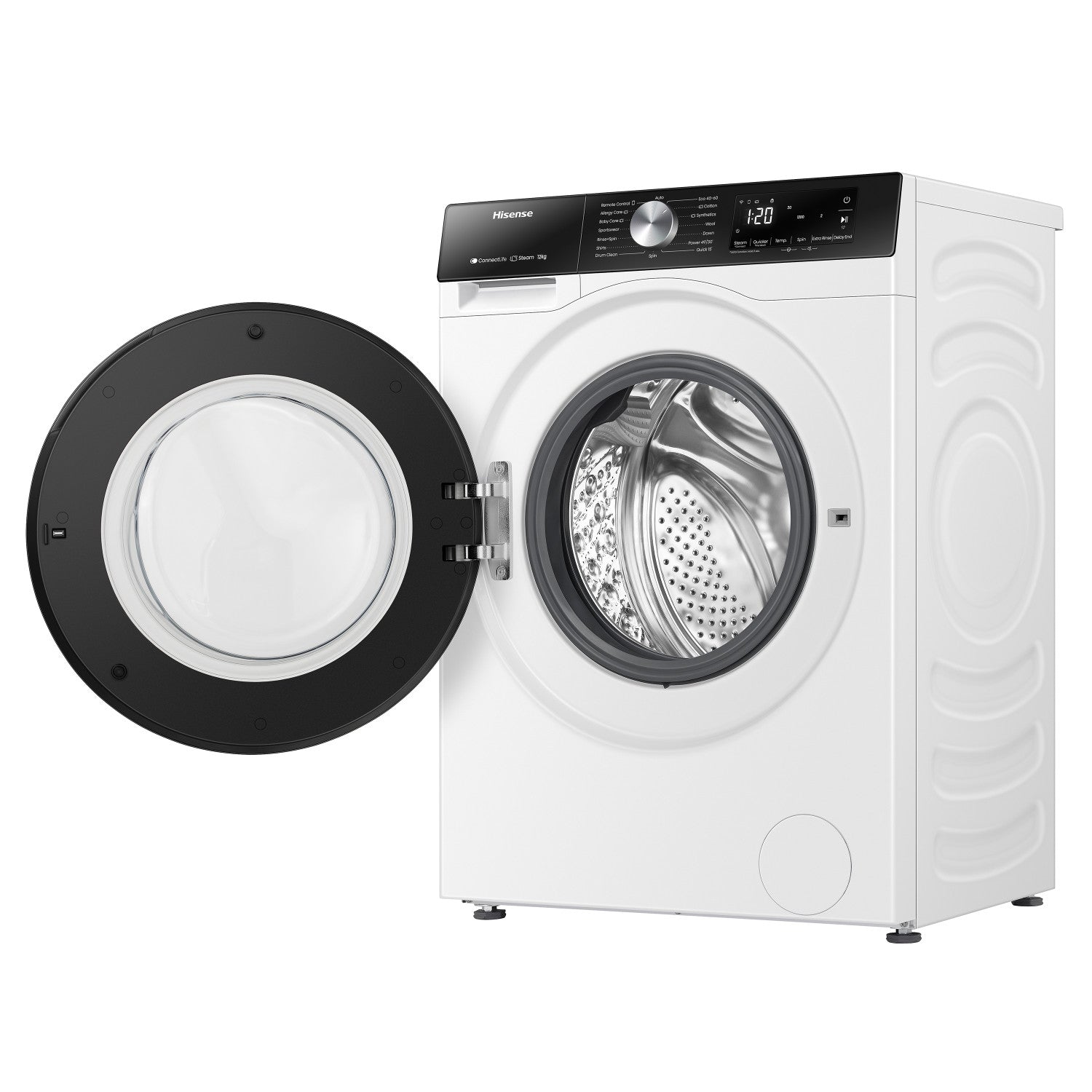 Hisense WF3S1243BW3 lavatrice Caricamento frontale 12 kg 1400 Giri min Bianco