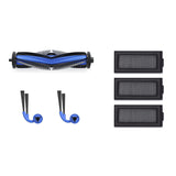Ecovacs Kit De Substituição Deebot X11 - Escova Principal Anti-Emaranhamento X1, Escovas Laterais Anti-Emaranhamento X2, Filtros Antibacterianos X3 (Dkt060223)