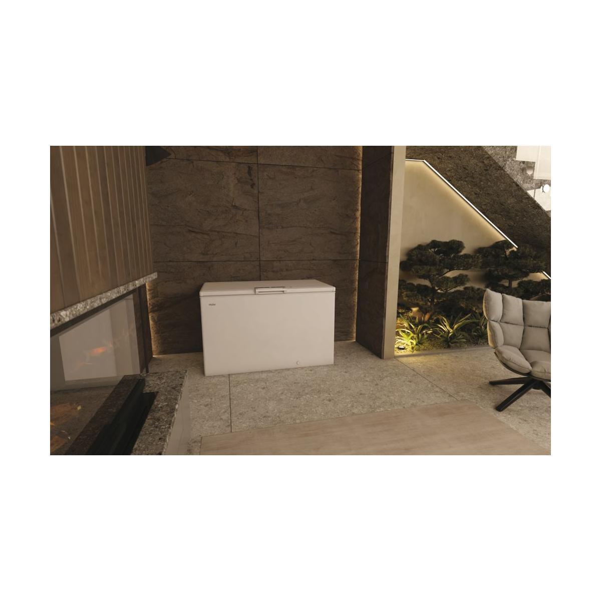 Haier HCE420E Congelatore a pozzo Libera installazione 418 L E Bianco