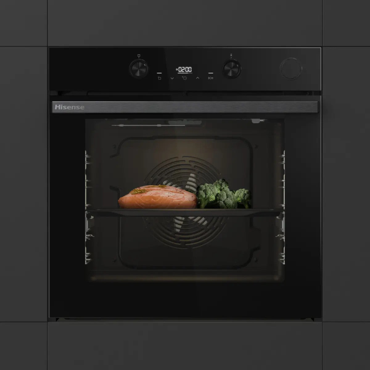 Hisense BSA66226ADBG forno 77 L 3500 W Nero