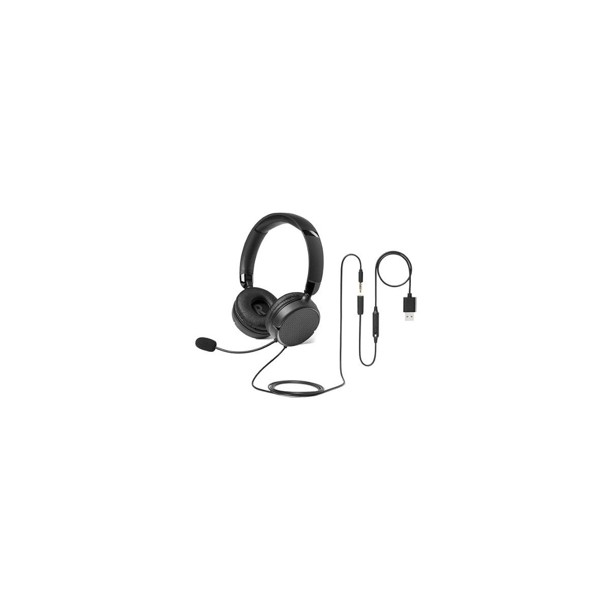 Mediacom Cuffia con Microfono USB AP975 con Controllo Volume