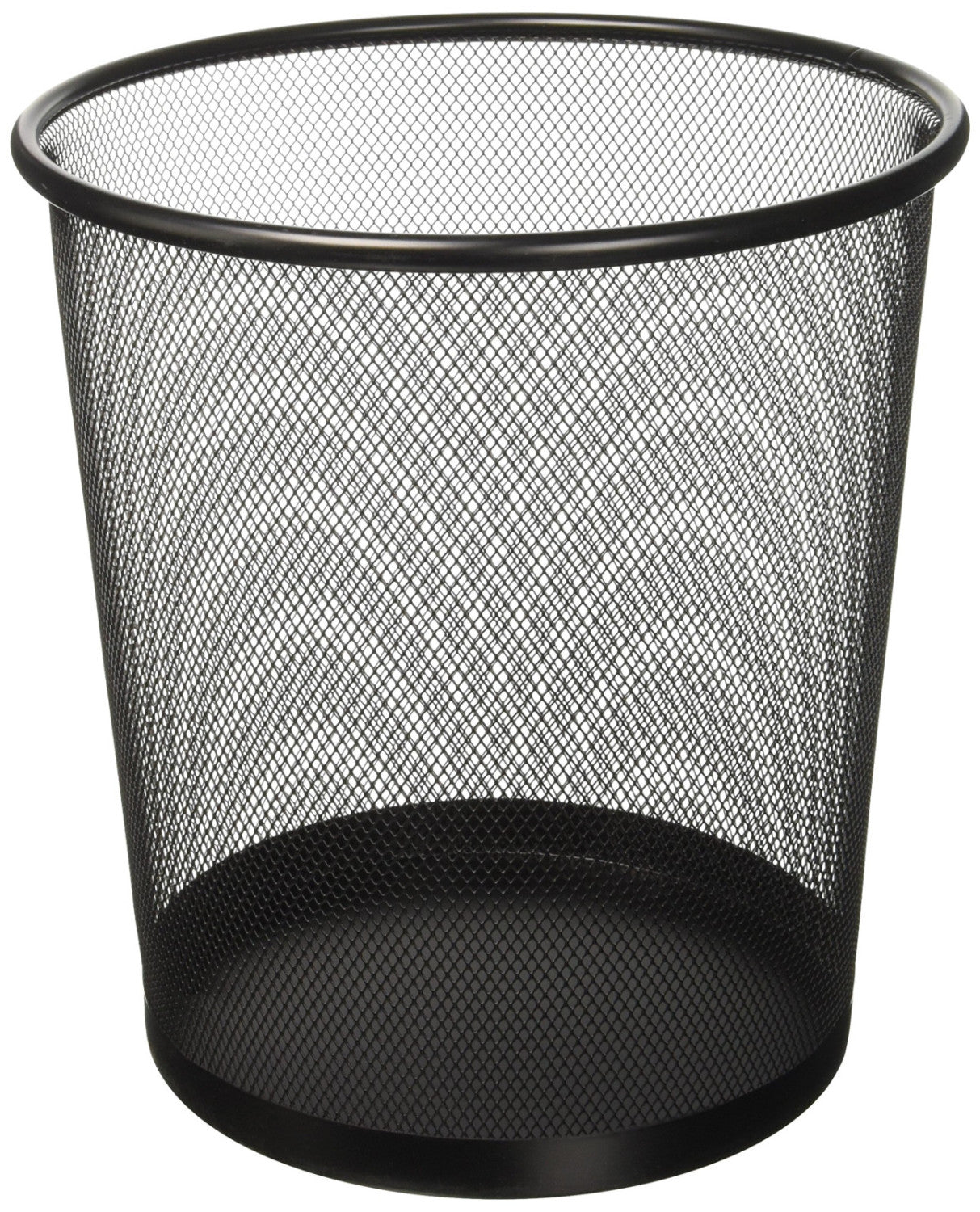 Viva Cestino Gettacarte In Metallo Traforato Nero 1640N - Ø 26 Cm, H 27,8 Cm, 12,3 L