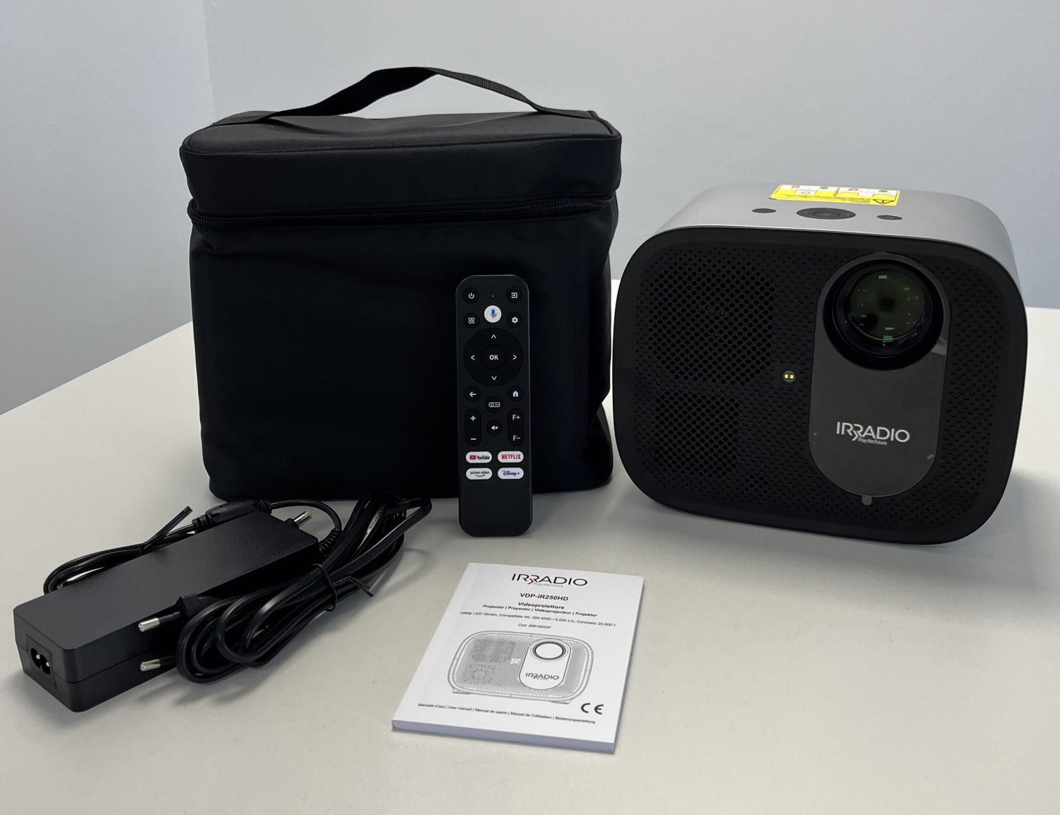 Irradio VDP-IR250HD Proiettore a raggio standard 350 ANSI lumen LCD 1080p (1920x1080) Nero, Argento