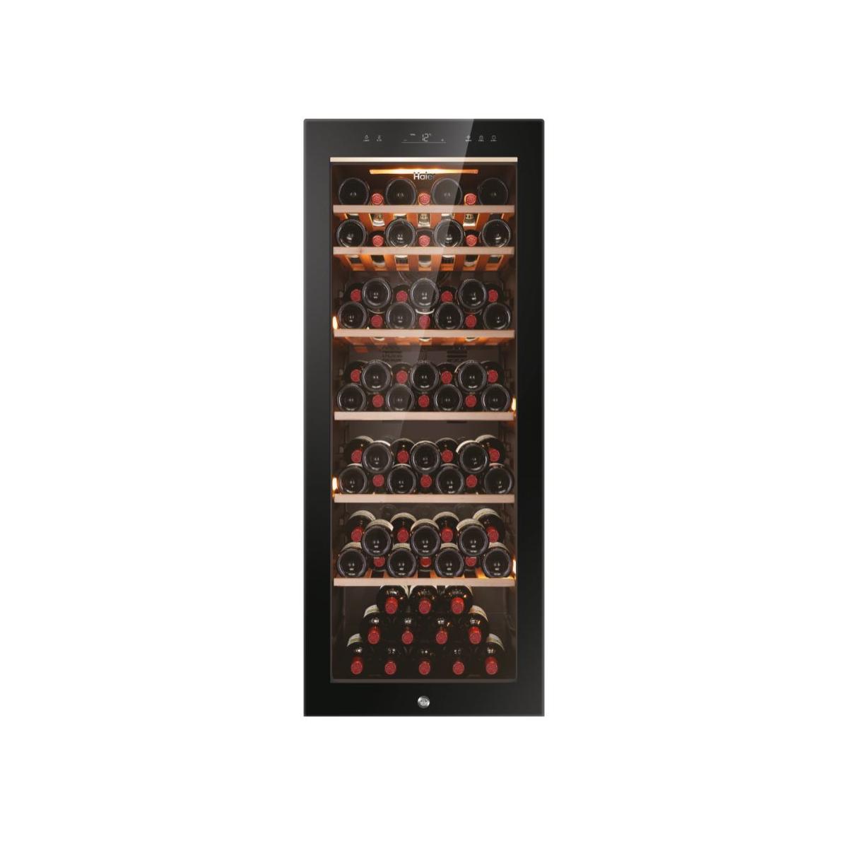 Haier Wine Bank 50 Serie 5 HWS84GA Cantinetta Vino Libera Installazione 84 bottiglie Nero