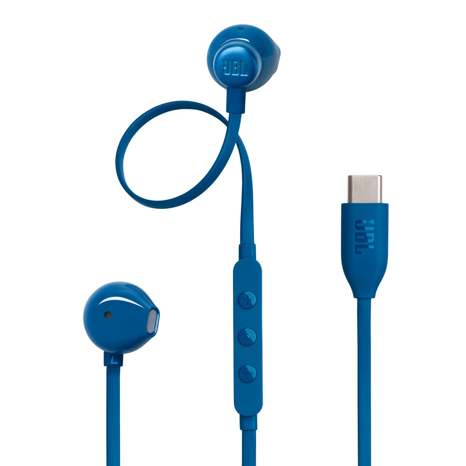 JBL Tune 305C Auricolare Cablato In ear Musica e Chiamate USB tipo C Blu
