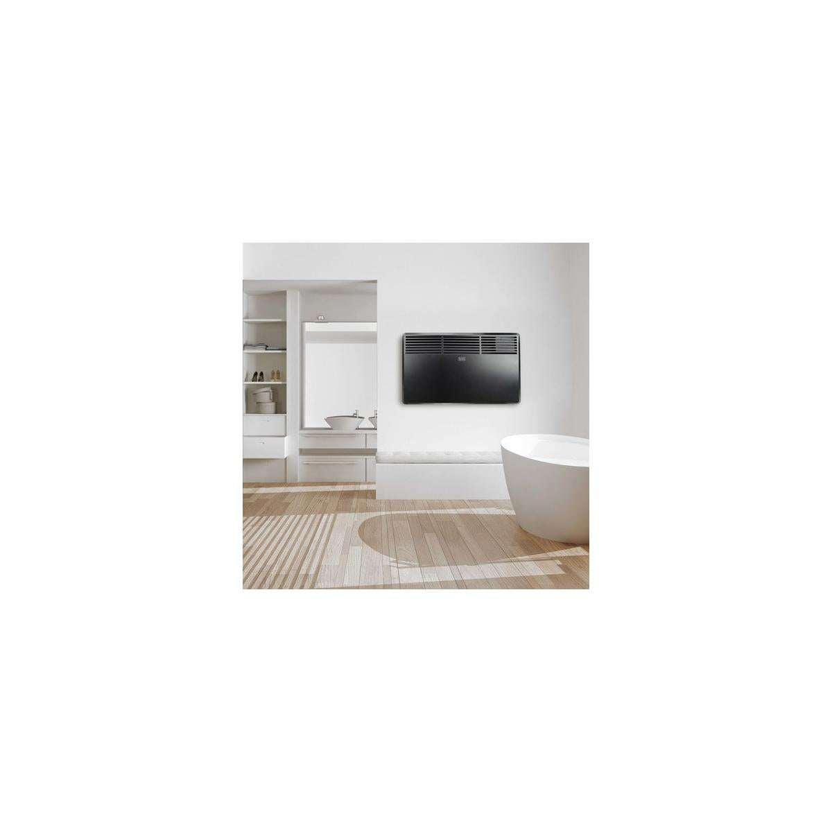 Black Decker BXCSH1200E stufetta elettrica Interno1200 W Stufa elettrica a convezione Nero