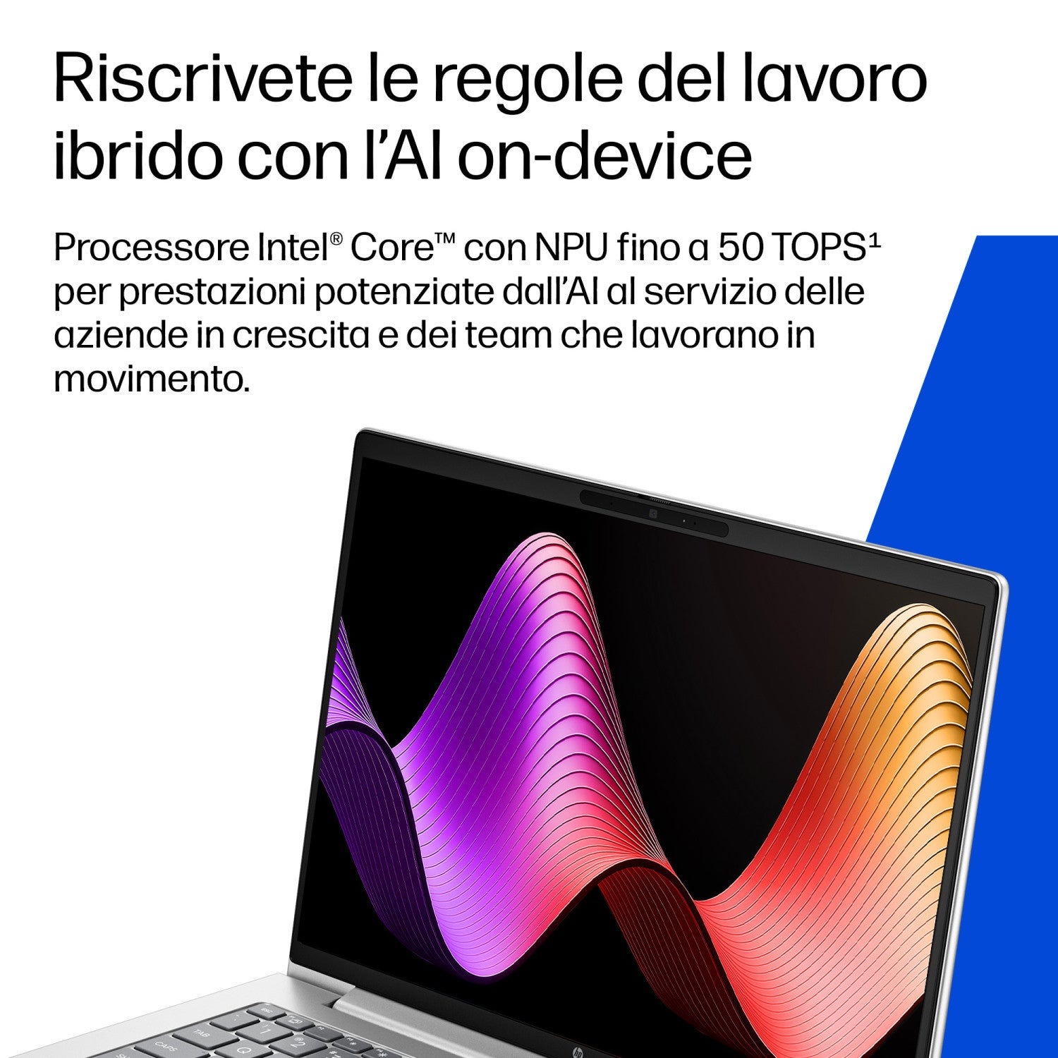 HP DL5L3AT laptop Copilot PC Intel Core Ultra 7 Computer portatile 40,6 cm (16") WUXGA 32 GB DDR5-SDRAM 1 TB SSD Wi-Fi 7 (802.11be) Windows 11 Pro Argento