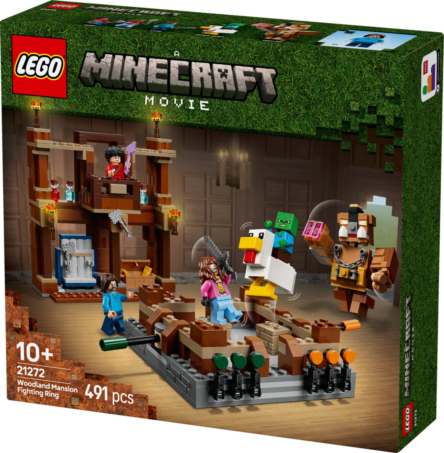 LEGO Minecraft 21272 Magione della Foresta Set Costruzioni 10 Anni 491 Pezzi