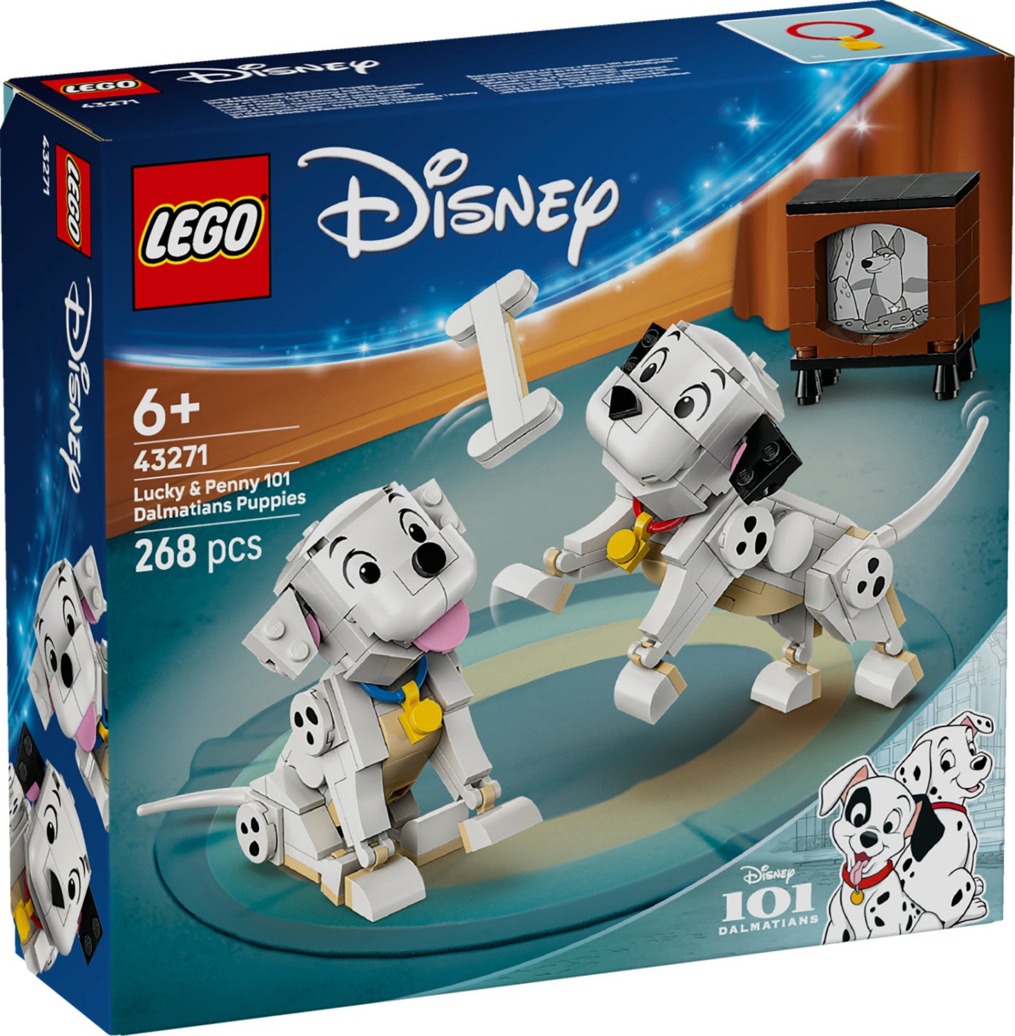 LEGO Disney Lucky e Penny 101 Dalmatians Set 43271 268 Pezzi dai 6 Anni