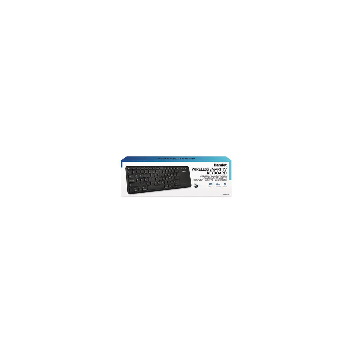 Hamlet XKK400ITA tastiera RF Wireless QWERTY Italiano Nero