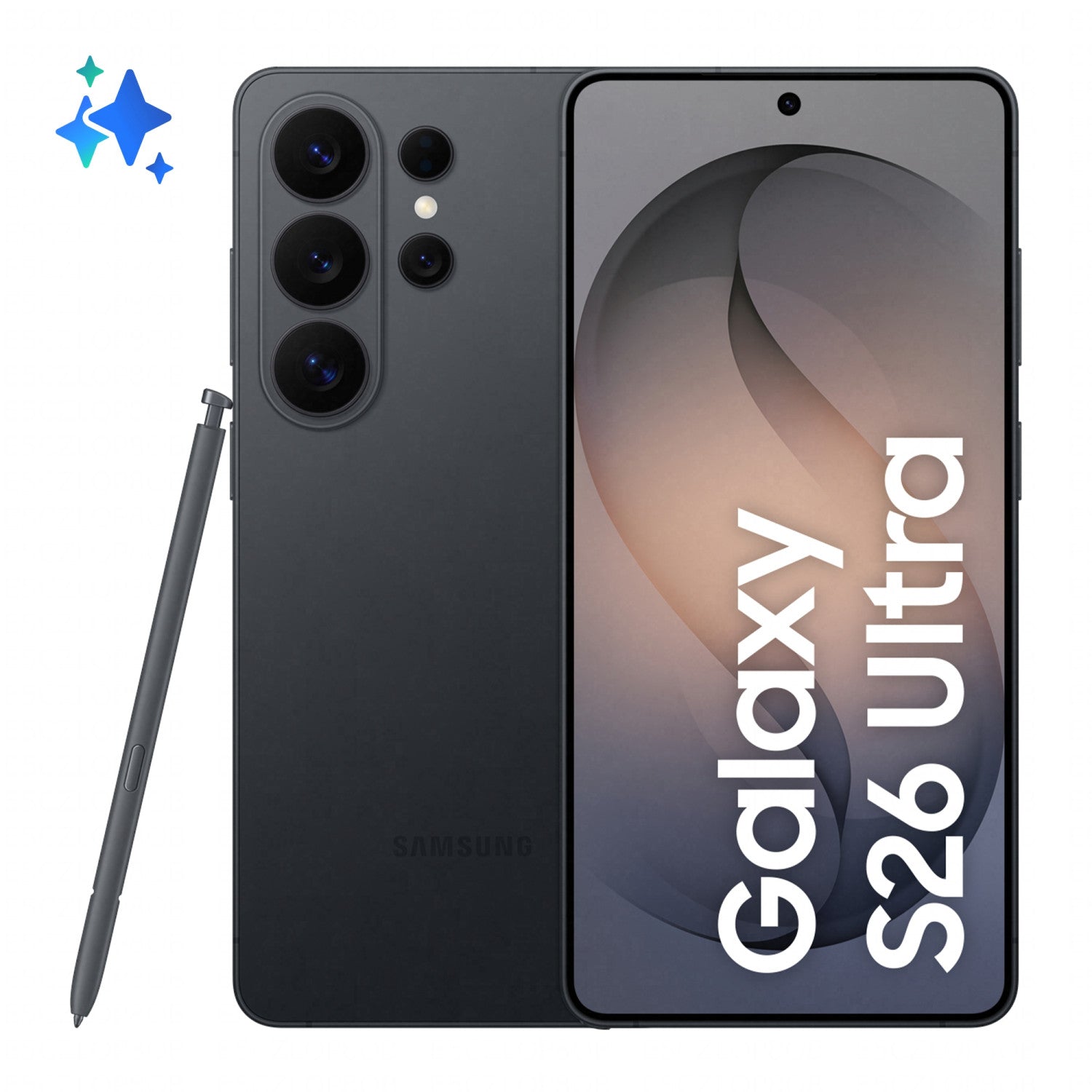Samsung Galaxy S26 Ultra Smartphone AI, 512GB, Privacy Display integrato, Processore potente, Assistente Foto, Camera 200 MP, 5000 mAh, Black