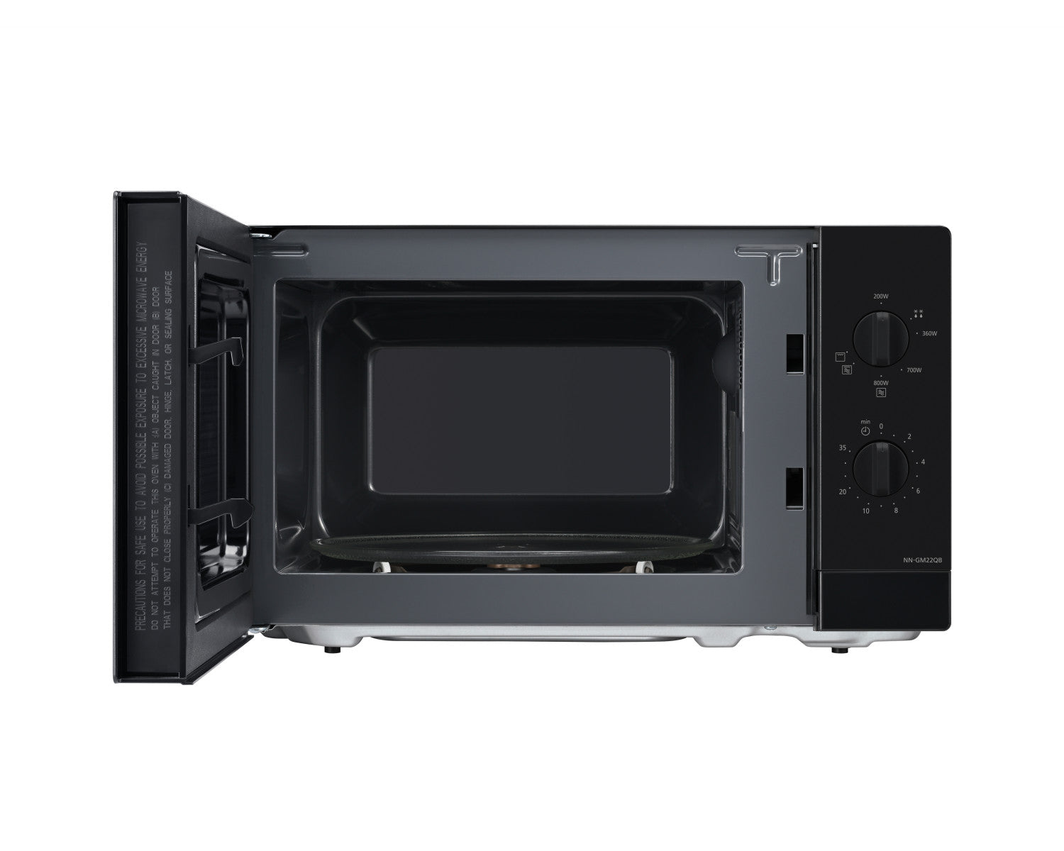 Panasonic Microonde compatto 20L NN-GM22QBEPG, grill, nero