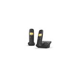 Gigaset A270 Cordless A Duo con segreteria telefonica Nero