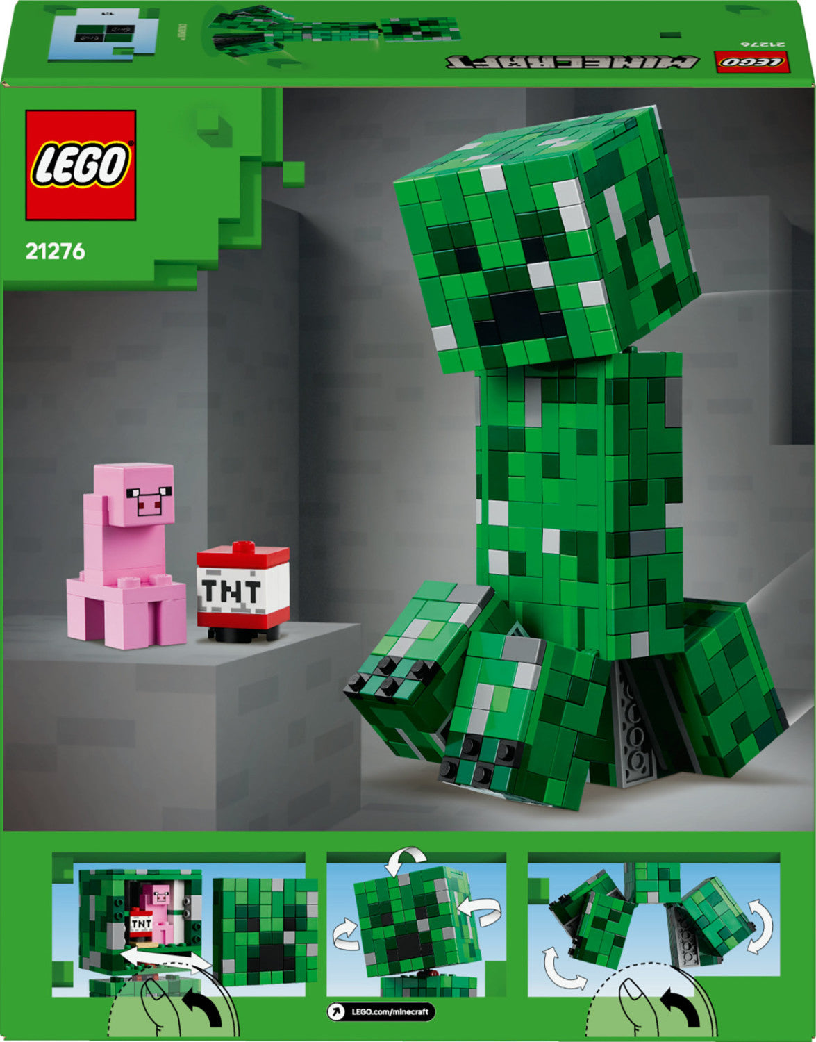 LEGO Minecraft Il Creeper 21276 Set Costruzioni 665 Pezzi Età 10 Anni