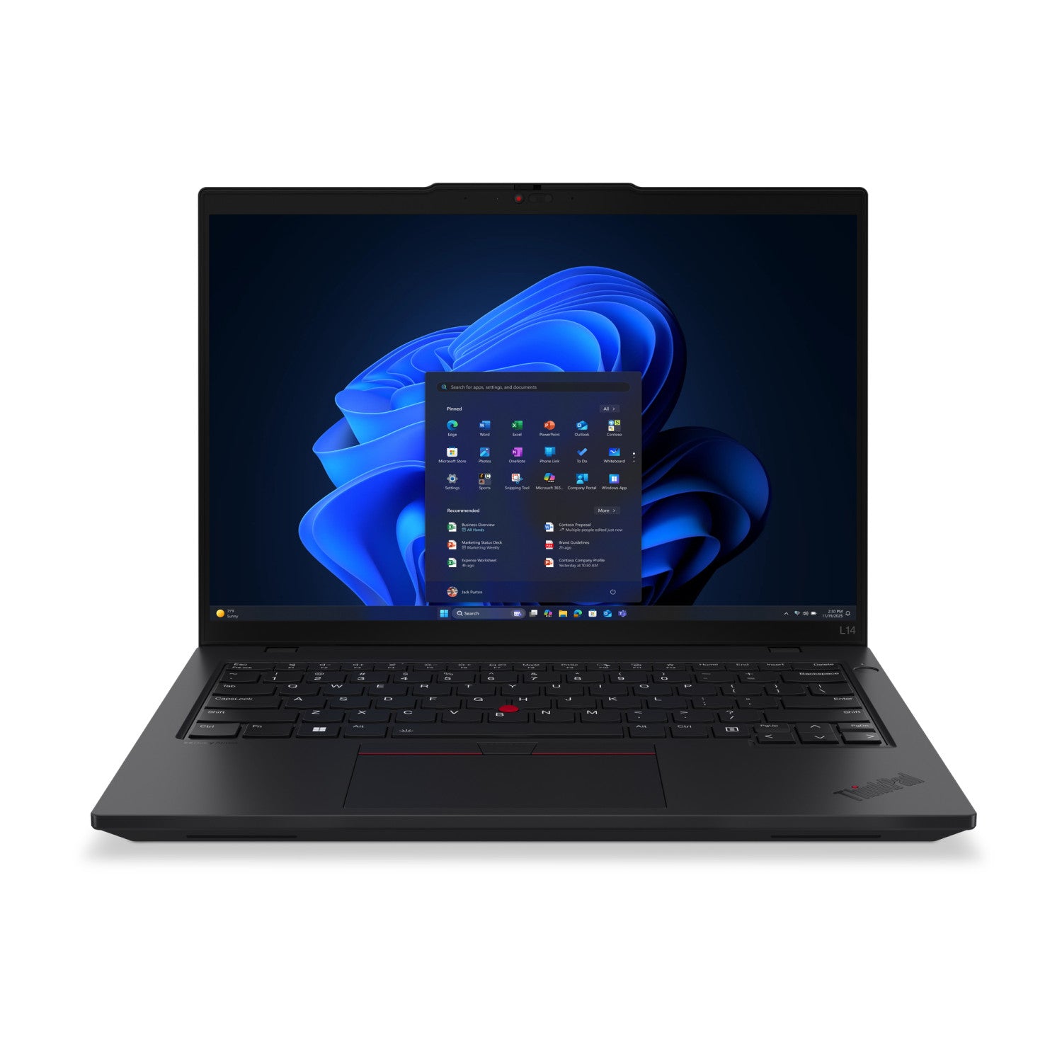 Lenovo ThinkPad L14 Gen 6 (AMD) AMD Ryzen 5 PRO 215 Computer portatile 35,6 cm (14") WUXGA 16 GB DDR5-SDRAM 512 GB SSD Wi-Fi 7 (802.11be) Windows 11 Pro Italiano Nero