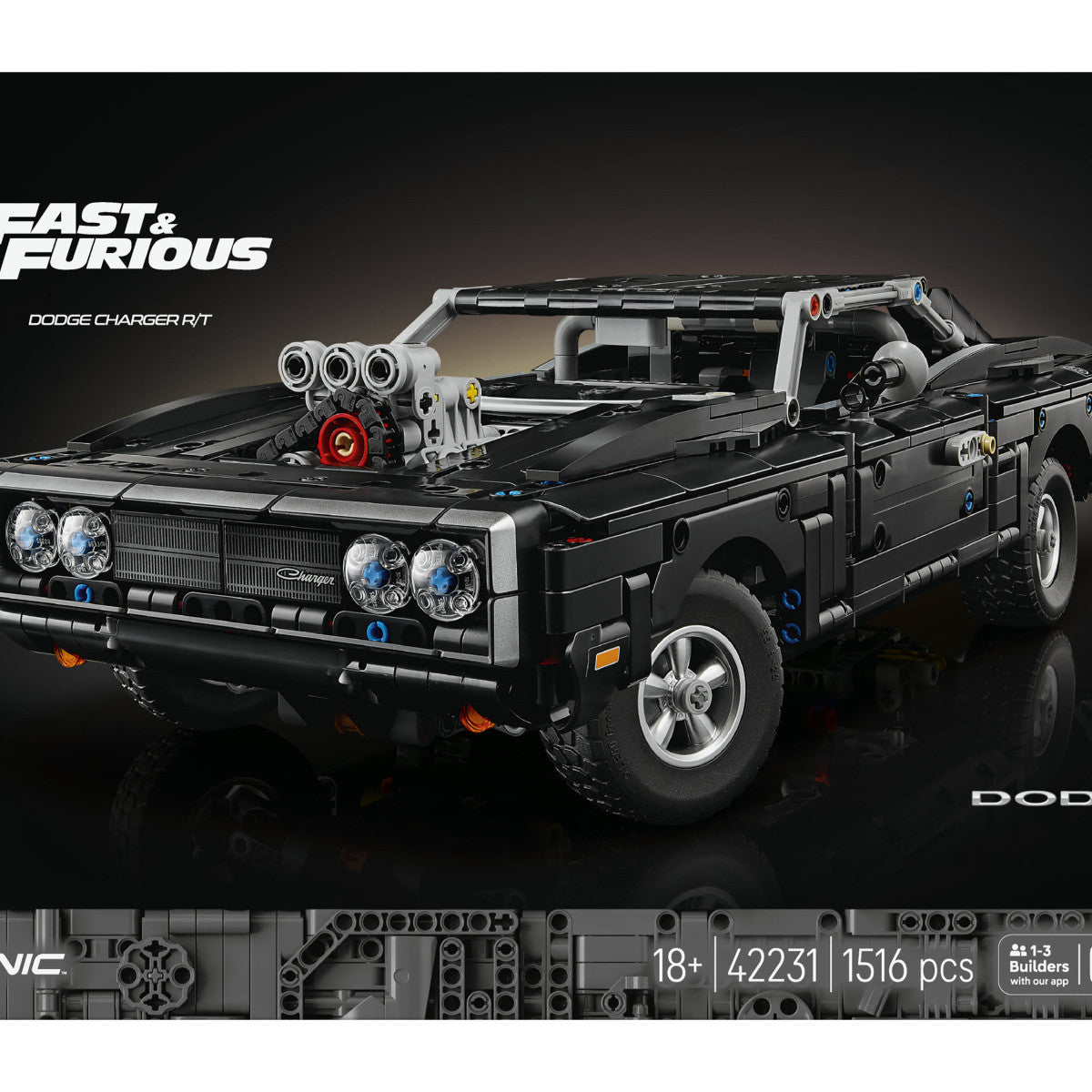 Lego Technic 42231 Auto Dodge Charger R/T Fast And Furious
