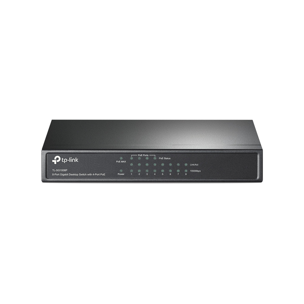 TP-Link TL-SG1008P switch di rete Non gestito Gigabit Ethernet (10/100/1000) Supporto Power over Ethernet (PoE) Nocciola