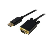 StarTech.com DP2VGAMM6B cavo e adattatore video VGA (D-Sub) Nero