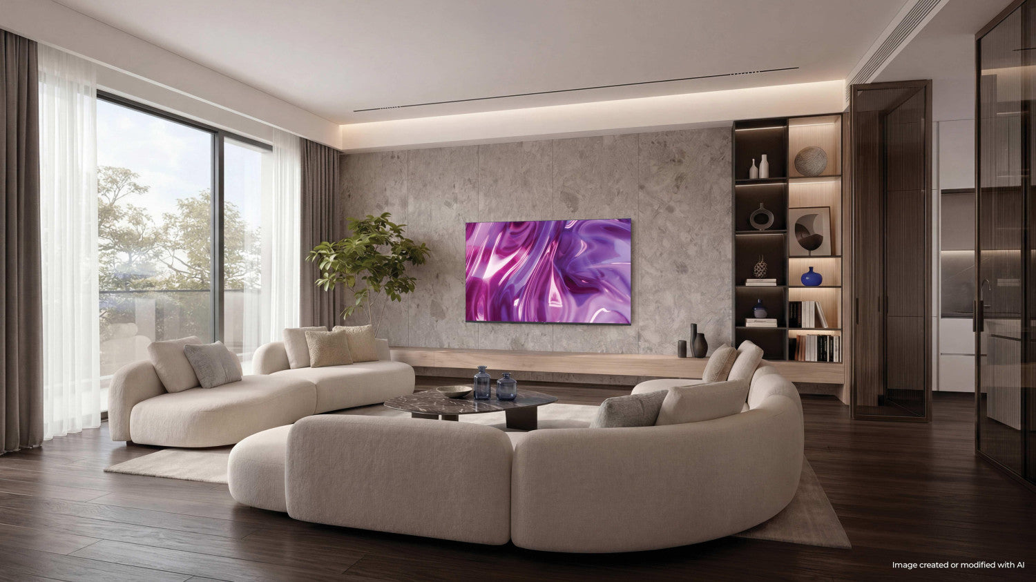 Haier H55S80GUX 139,7 cm (55 pollici) 4K Ultra HD Smart TV Wi-Fi Nero
