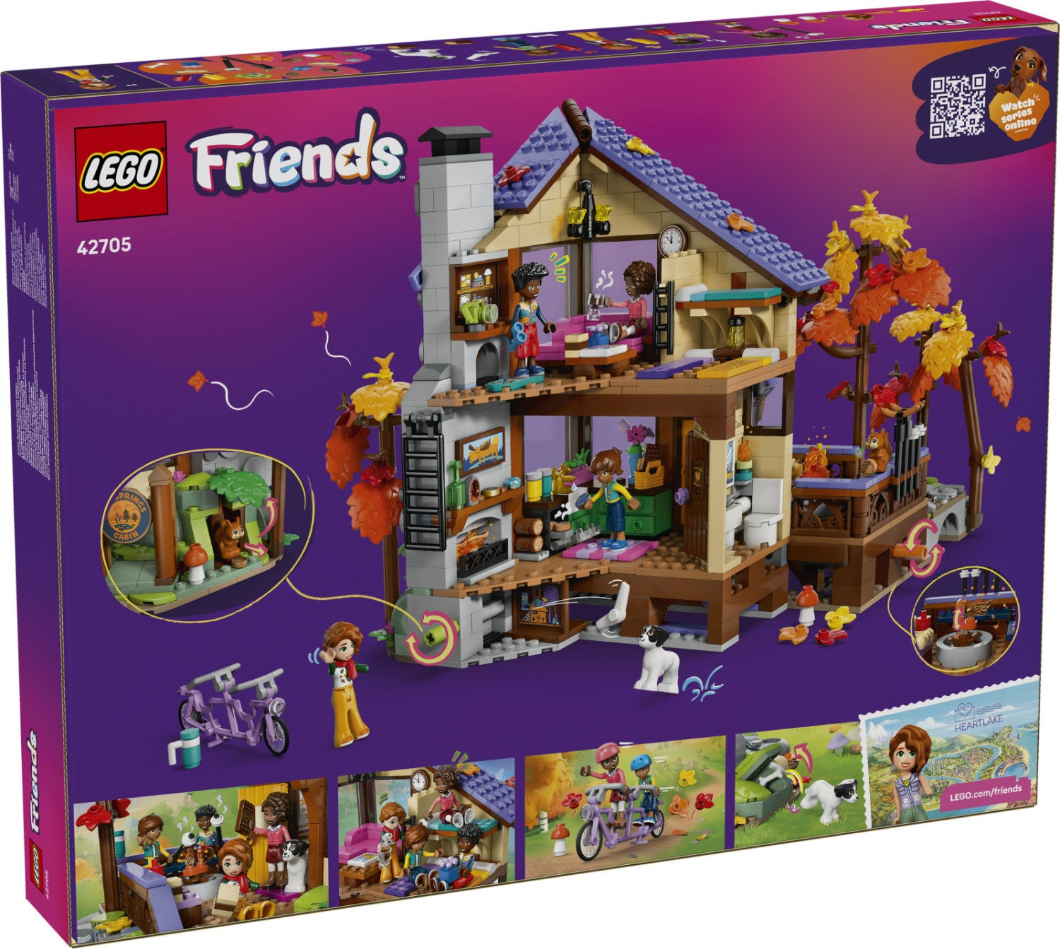 LEGO Friends Gemütliche Hütte Im Herbstwald 42705