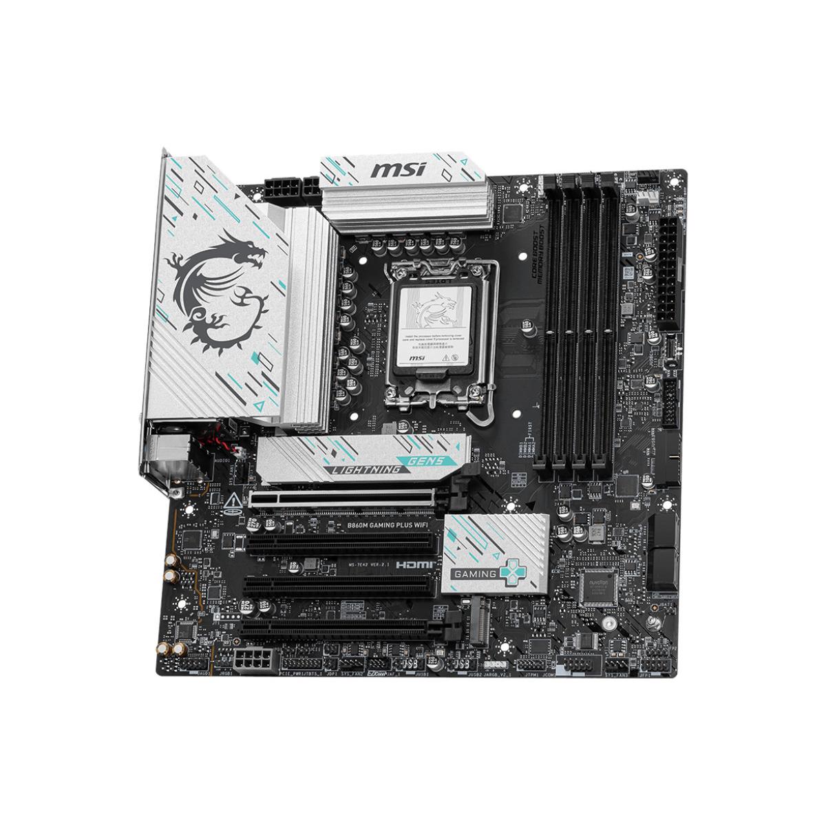 MSI B860M GAMING PLUS WIFI scheda madre Intel B860 LGA 1851 (Socket V1) micro ATX