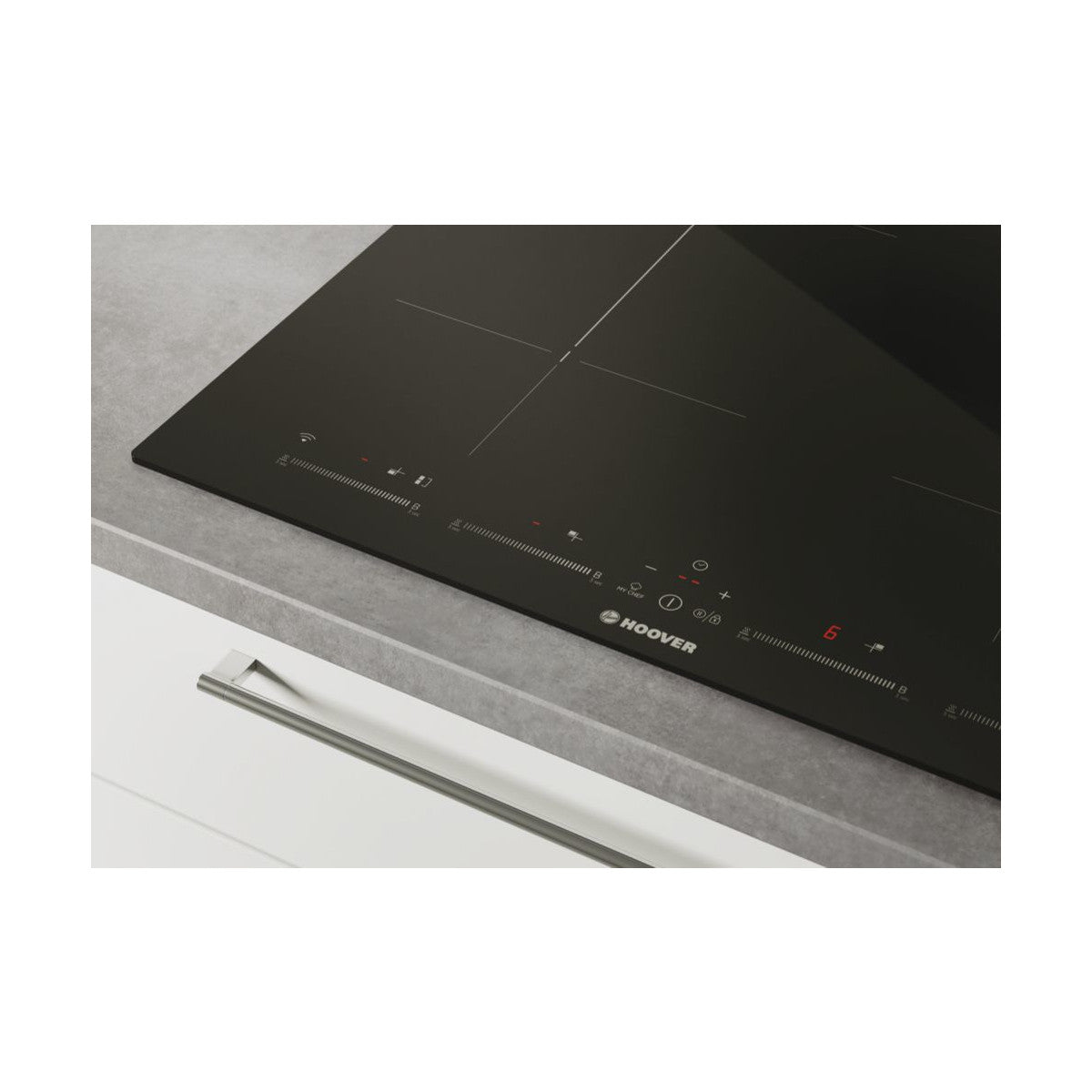 Hoover H-HOB 500 INDUCTION HTPS64MCTTWIFI Nero Da incasso 59 cm Piano cottura a induzione 4 Fornelli