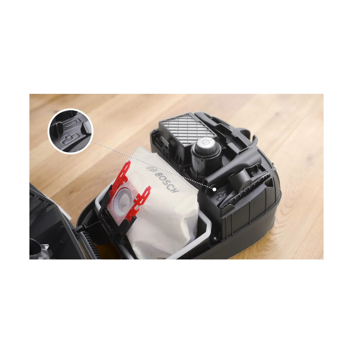 Bosch Serie 4 BGB41POW1 aspirapolvere a traino 4 L Secco 850 W Sacchetto per la polvere